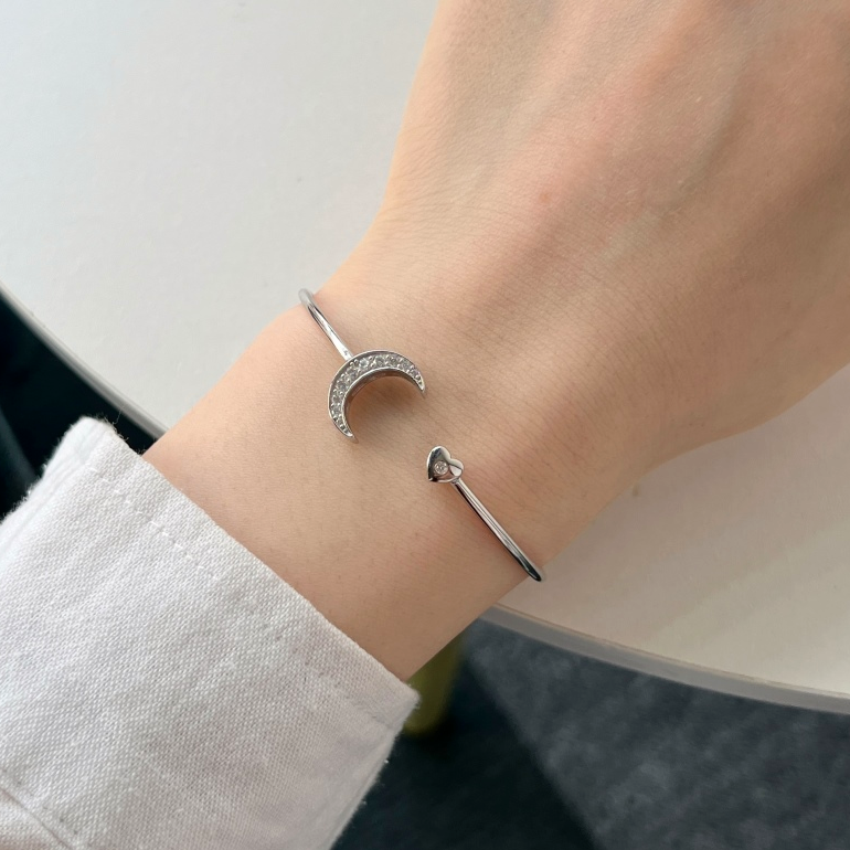 Pulsera Luna Plateada