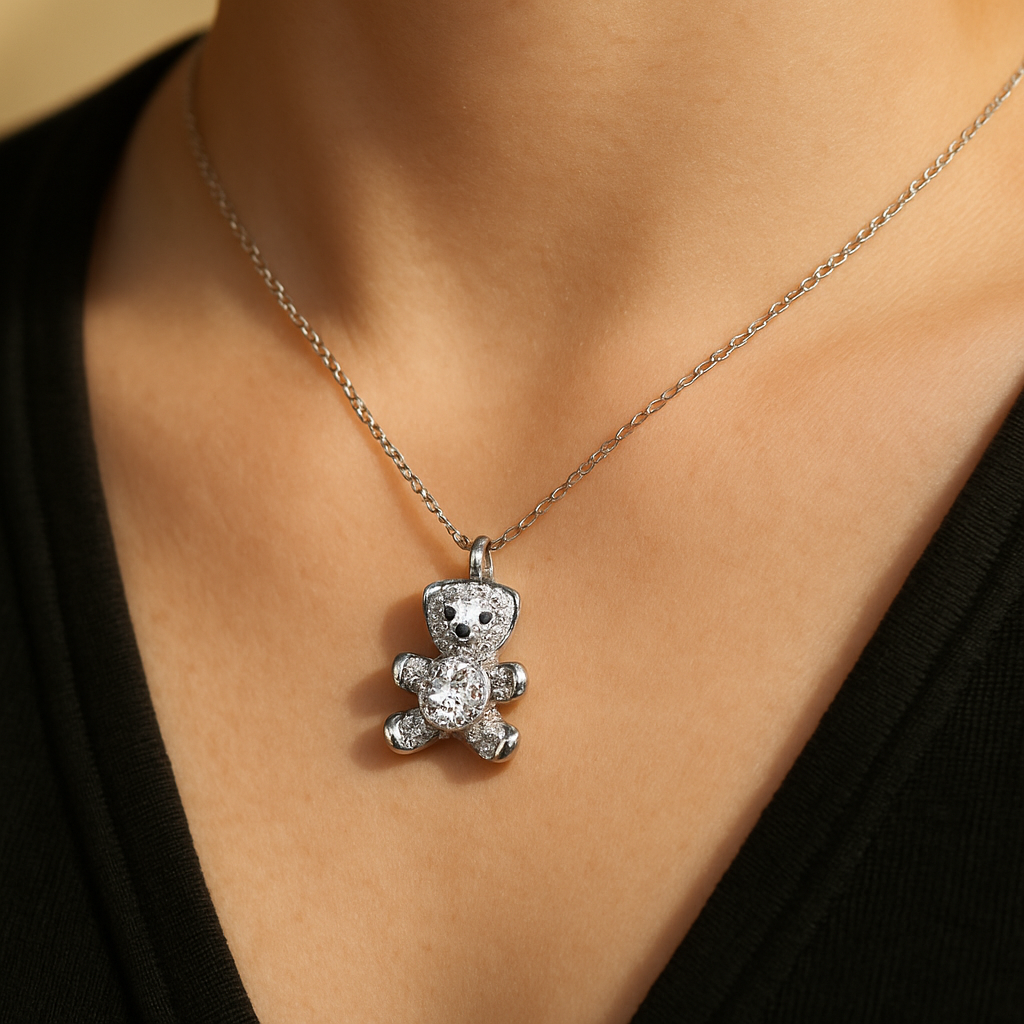 Collar Oso Brillante