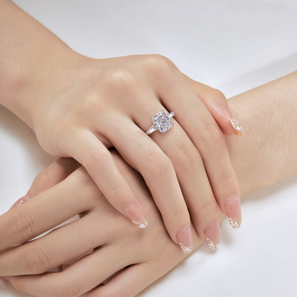 Anillo Solitario Brillante - Plata 925