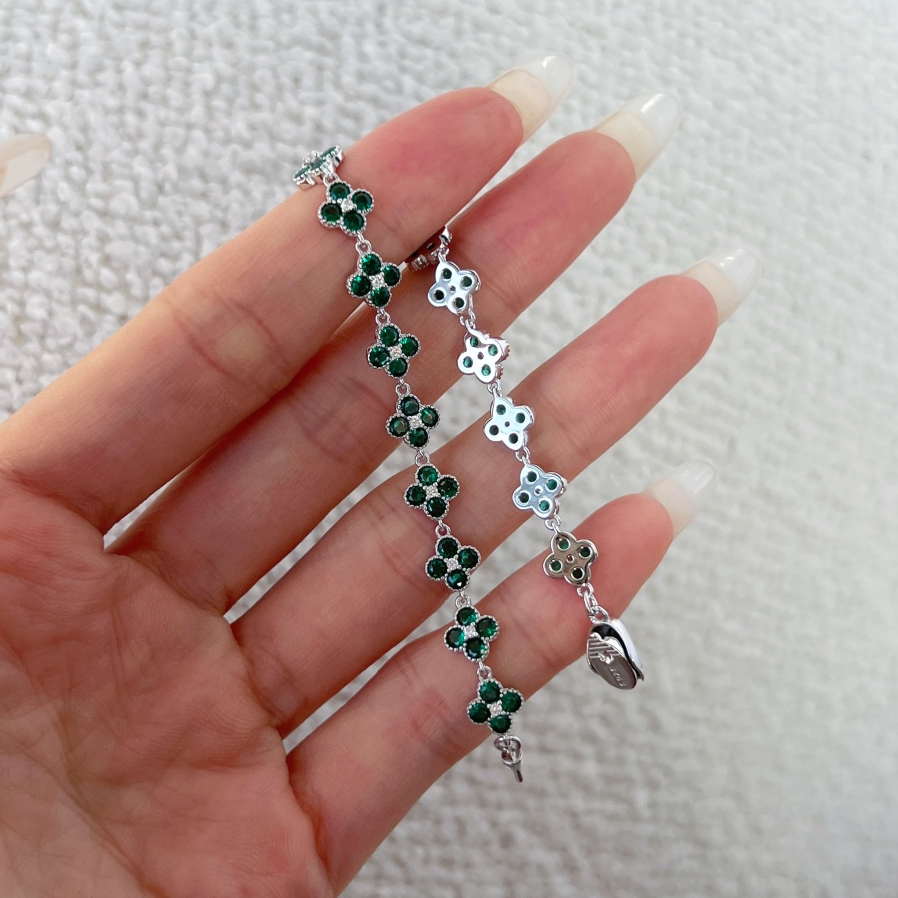 Pulsera Flores de Cristal