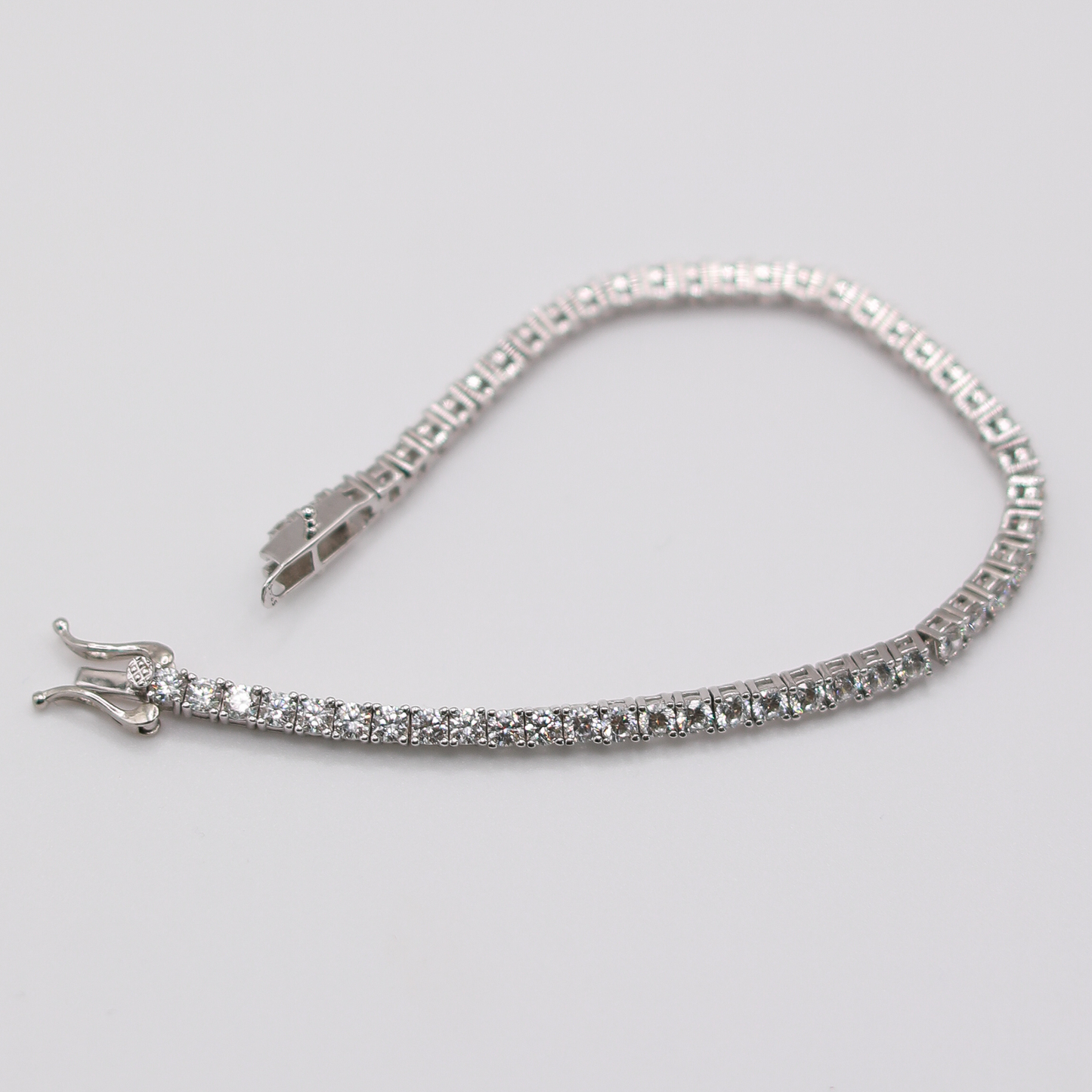 Pulsera Piedras Plateadas