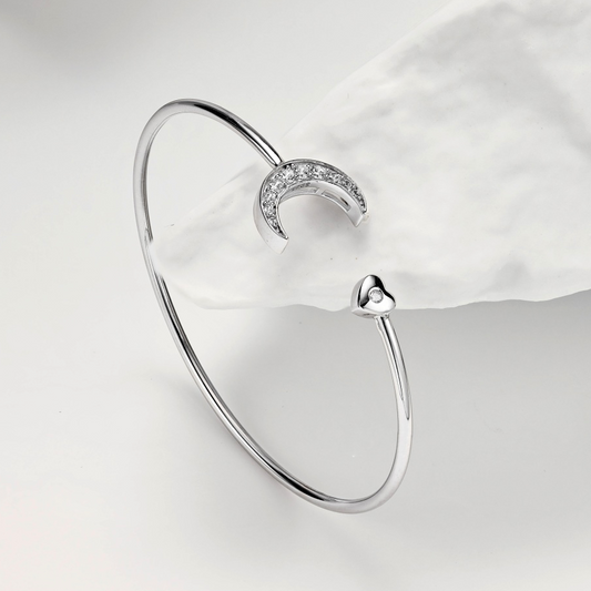 Pulsera Luna Plateada