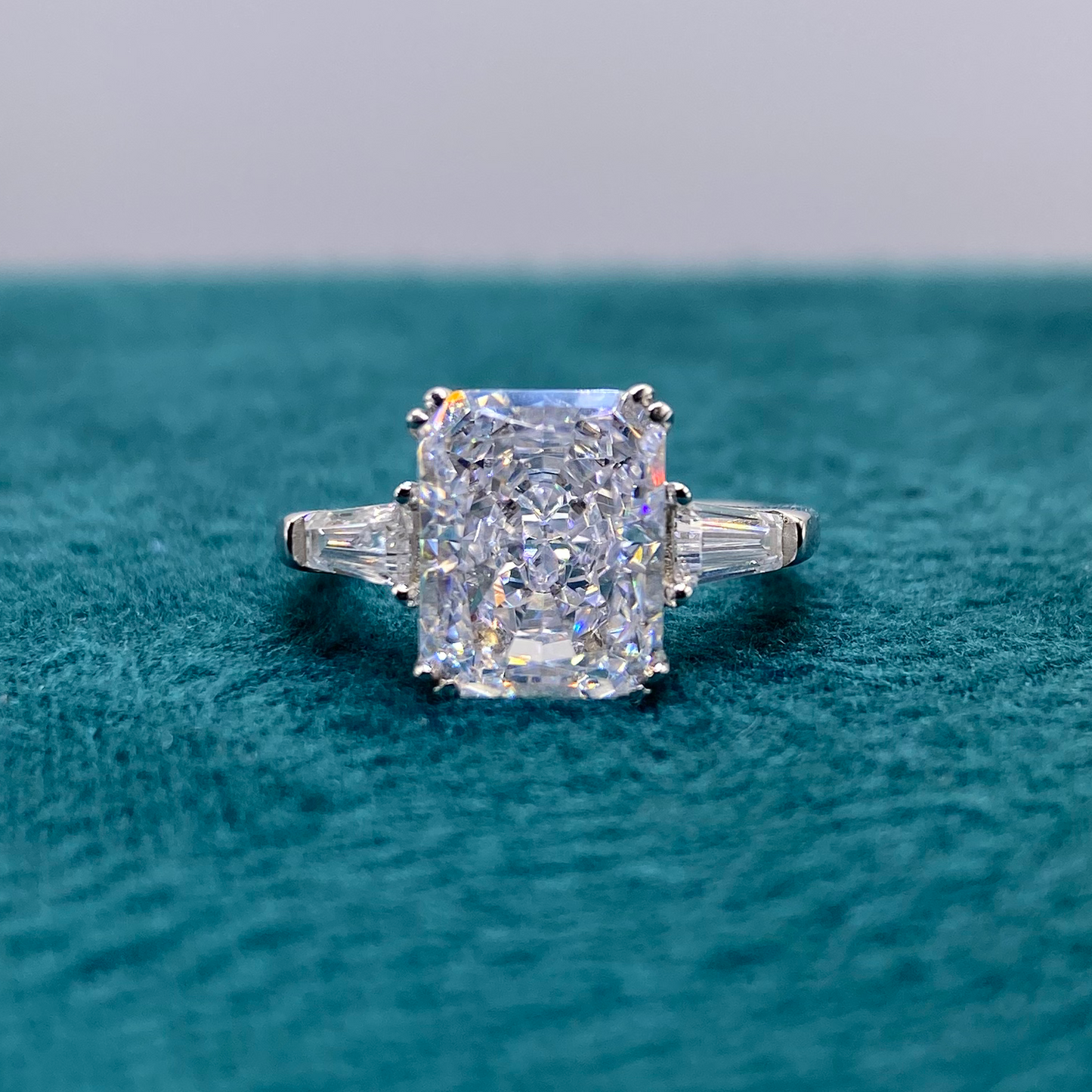 Anillo Solitario Brillante - Plata 925