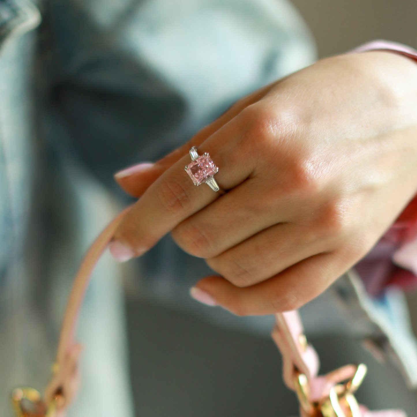 Anillo Solitario Brillante - Plata 925