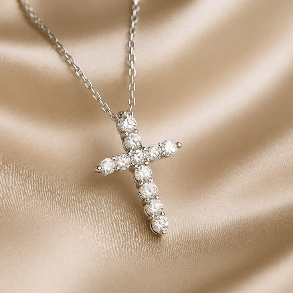 Collar Cruz Brillante