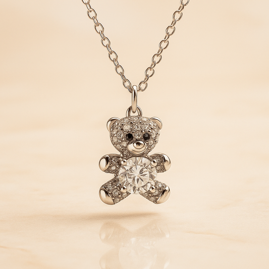 Collar Oso Brillante