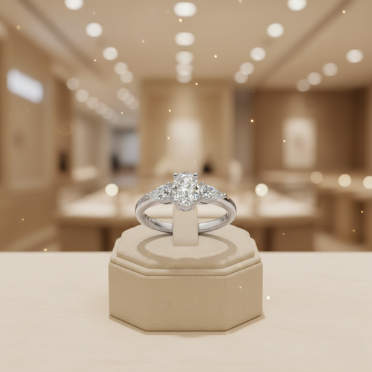 Anillo Solitario Elegante - Plata 925