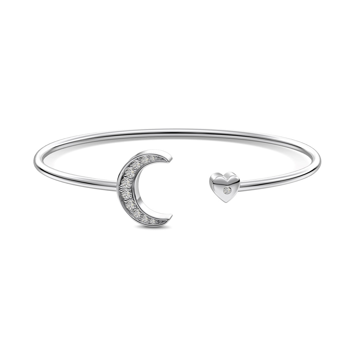 Pulsera Luna Plateada
