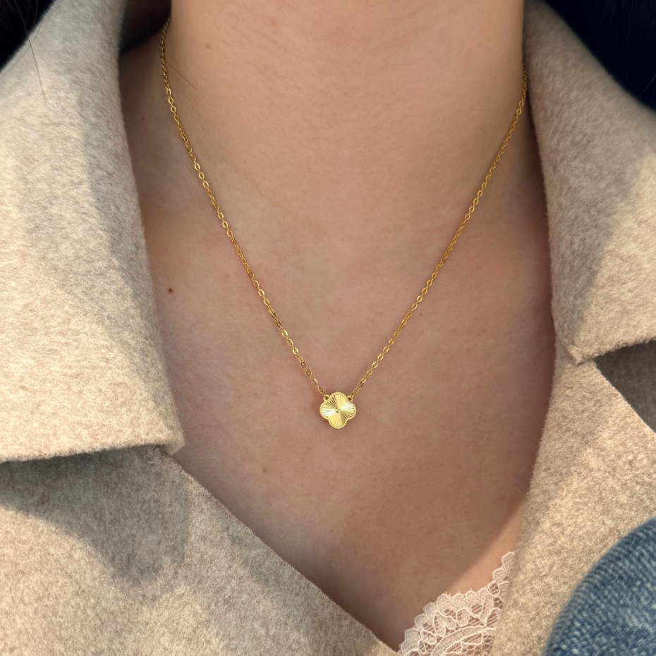 Collar Trébol Dorado